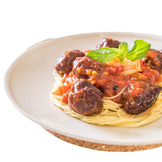 Spaghetti Meatballs Pasta.