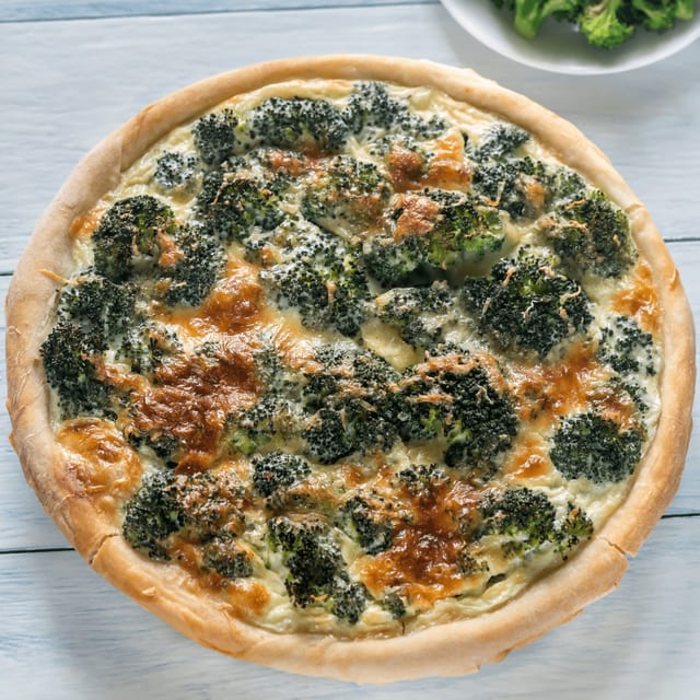 Broccoli Pizza.