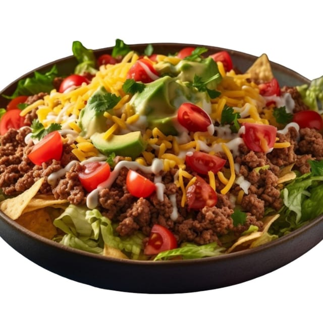Taco Shell Salad.