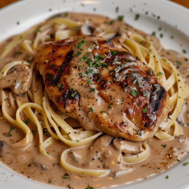 Chicken Marsala.
